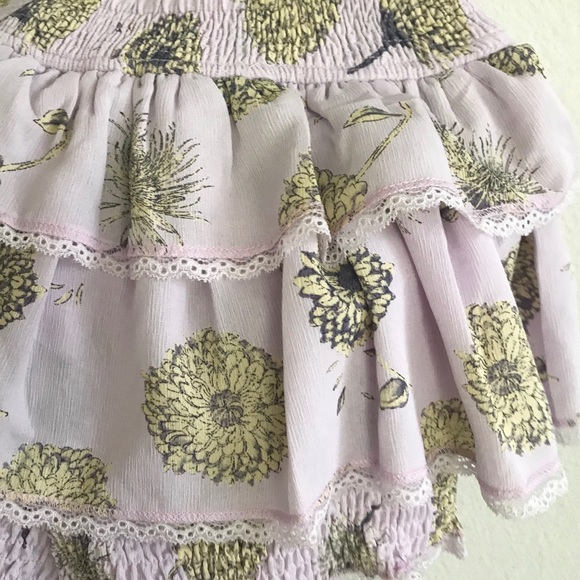 ☀️LAVENDER RUFFLES & LACE FLORAL SHORTS SET - Picture 8 of 11